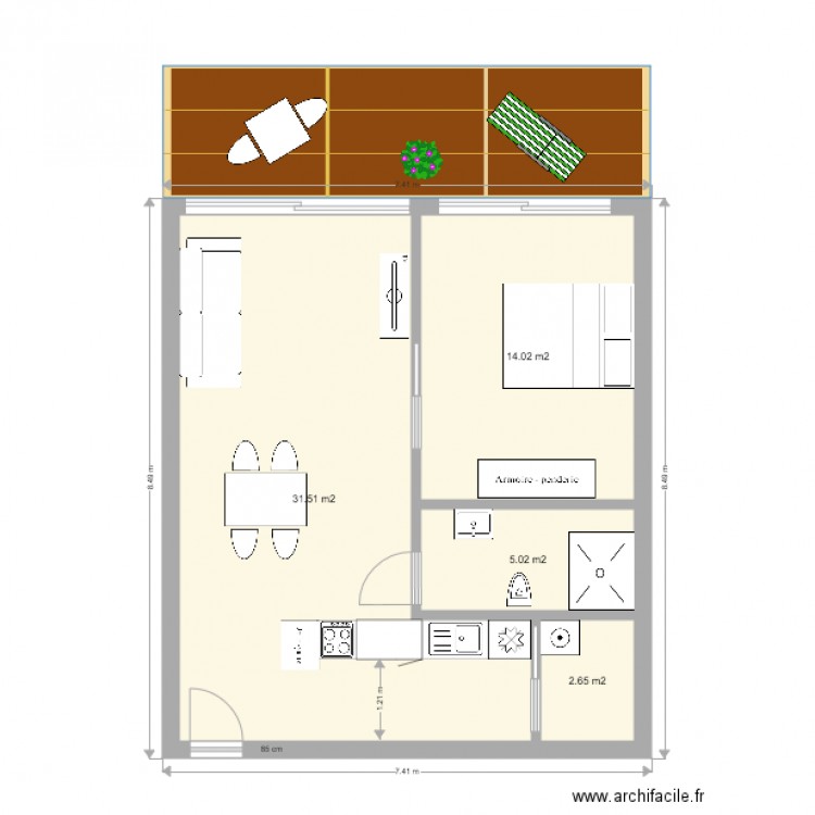 préfab06. Plan de 0 pièce et 0 m2