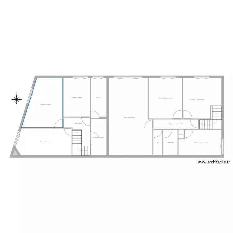 Choudar Niv 2. Plan de 