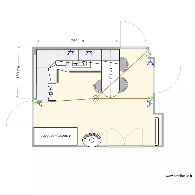 cuisine arc en ciel. Plan de cuisine arc en ciel. Plan de