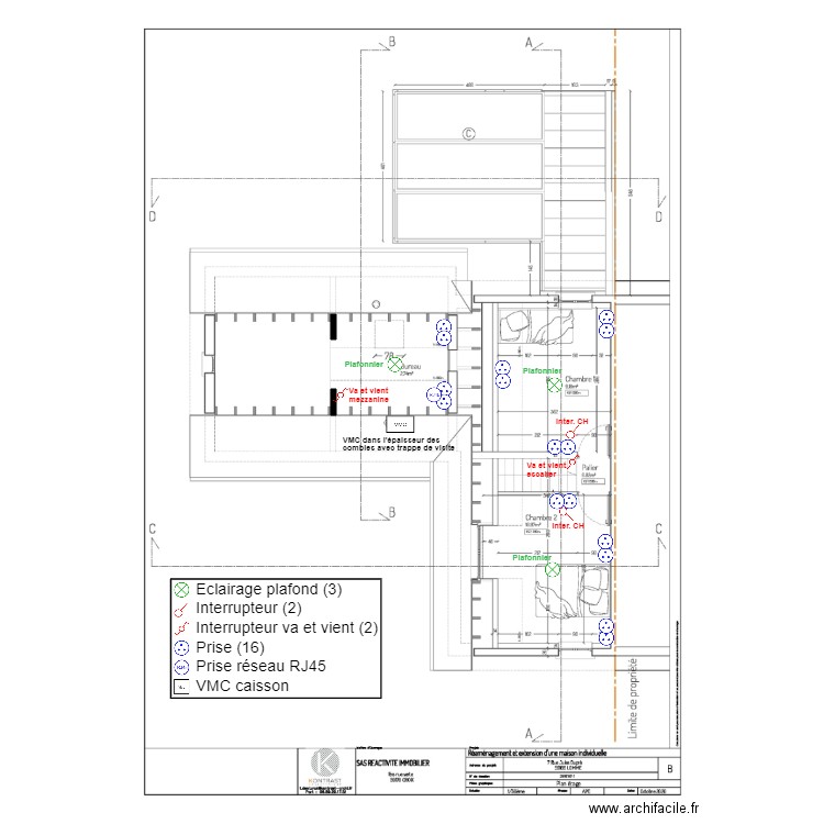 elec r1 . Plan de 0 pièce et 0 m2