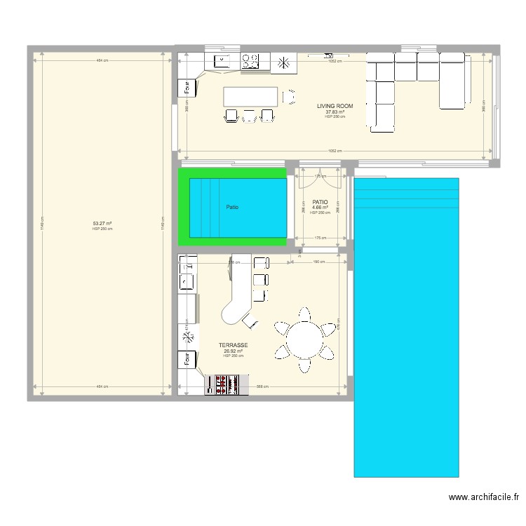 LIPA 1 and 8 with Patio. Plan de 0 pièce et 0 m2