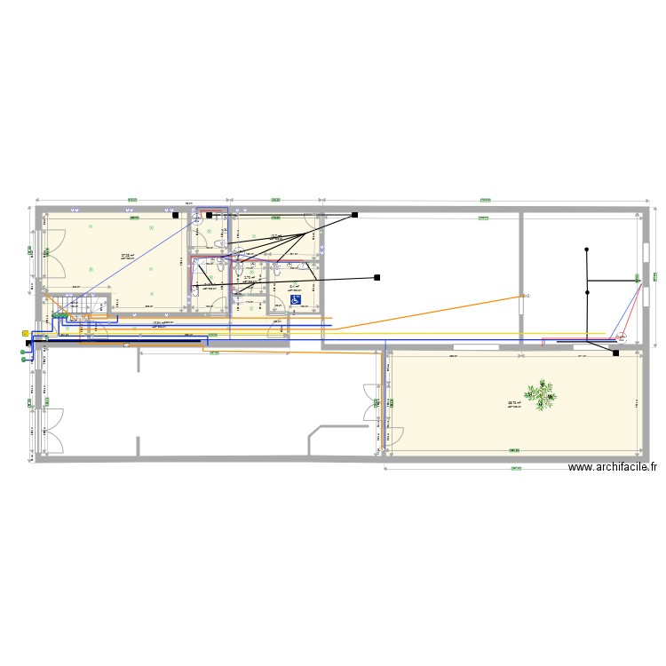 plan de masse reseaux. Plan de 0 pièce et 0 m2