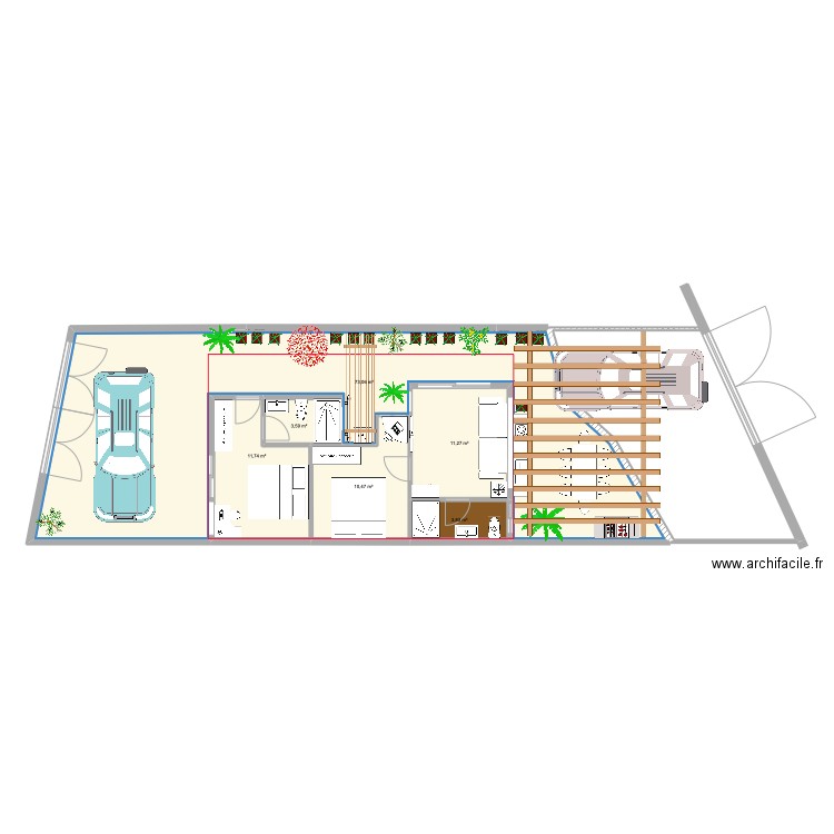 Maison Long Hai - version 2. Plan de 0 pièce et 0 m2