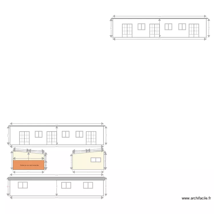 Facades. Plan de 