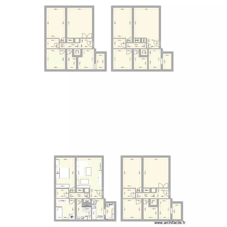 St Pierre d'Irube. Plan de 46 pièces et 256 m²