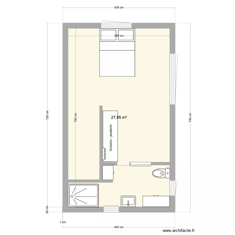 RDC tan Rouge plomberie. Plan de RDC tan Rouge plomberie. Plan de