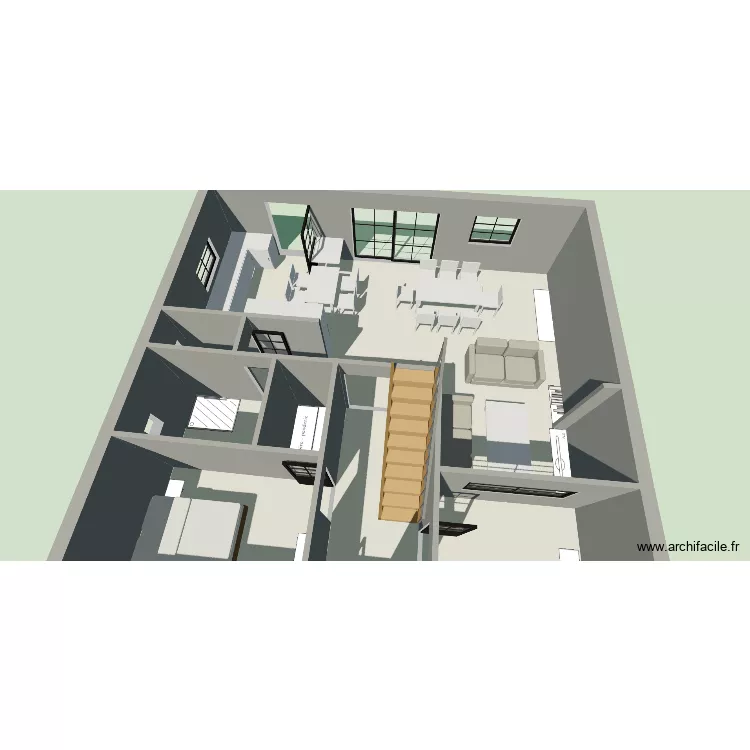 Saint felix. Plan de 7 Pièces et 89 m² Saint felix. Plan de 7 Pièces et 89 m²