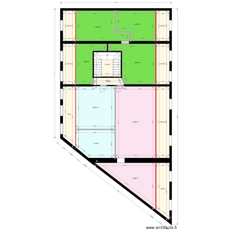 R2 Foch modifié. Plan de 0 pièce et 0 m2