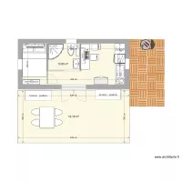 Plan container maison inachev&eacute;