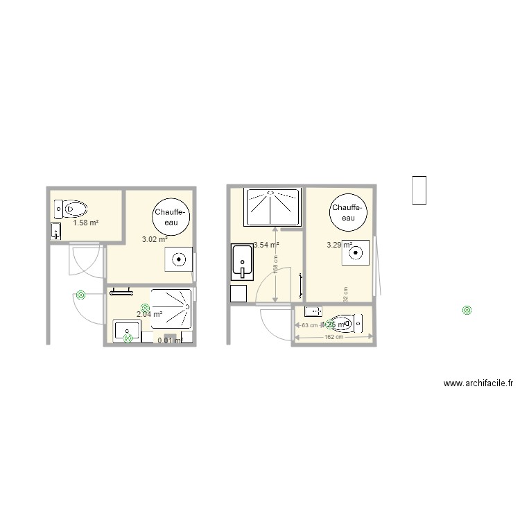 sdb du bas 5. Plan de 0 pièce et 0 m2