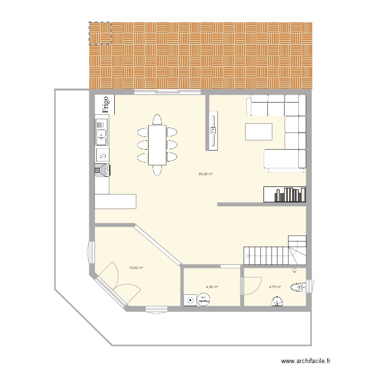 Test2. Plan de 4 pièces et 86 m2