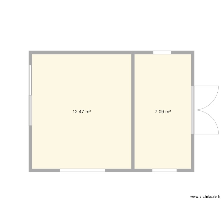 Abri de jardin 1. Plan de 0 pièce et 0 m2