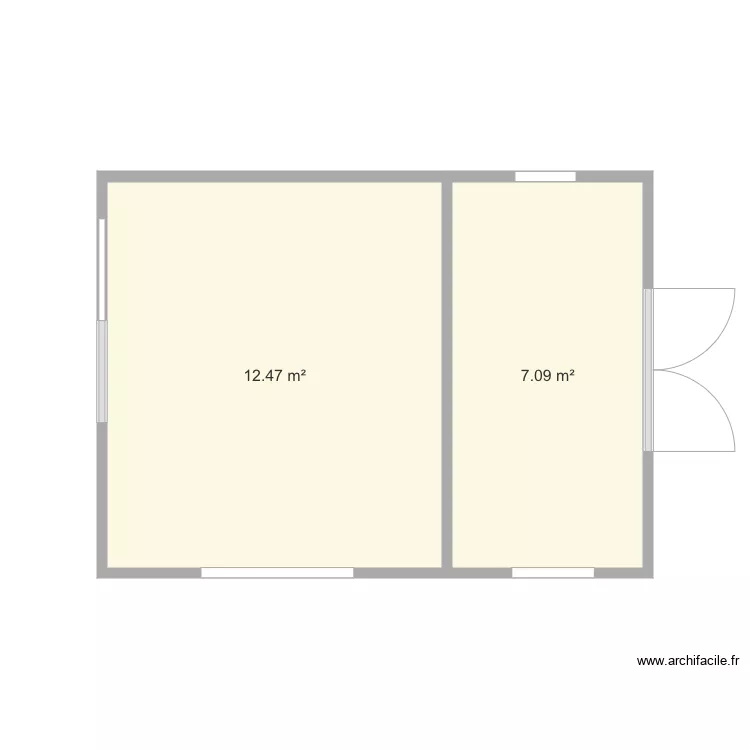 Abri de jardin 1. Plan de Abri de jardin 1. Plan de