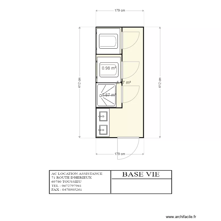 ALAIN MANDON 08 DEMOLITION. Plan de 