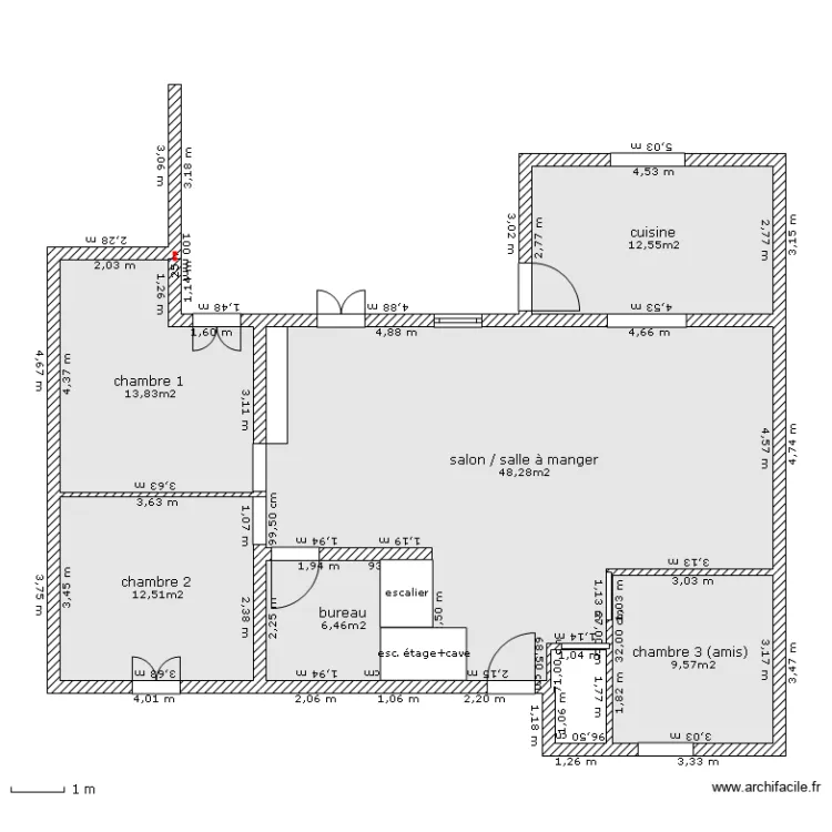 maison brac version simple rez de chaussée. Plan de maison brac version simple rez de chaussée. Plan de