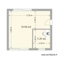 Plan garage 1 am&eacute;nag&eacute;