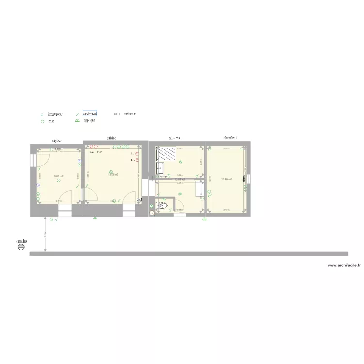 maison marignana. Plan de maison marignana. Plan de