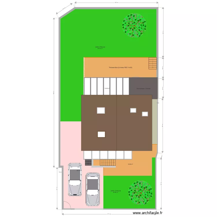 Maison2. Plan de 