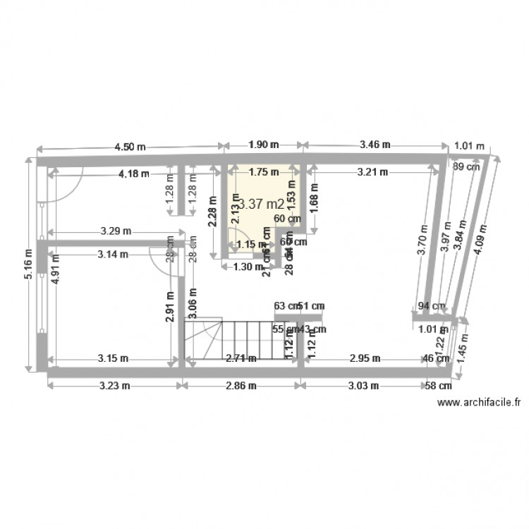 predio. Plan de 0 pièce et 0 m2