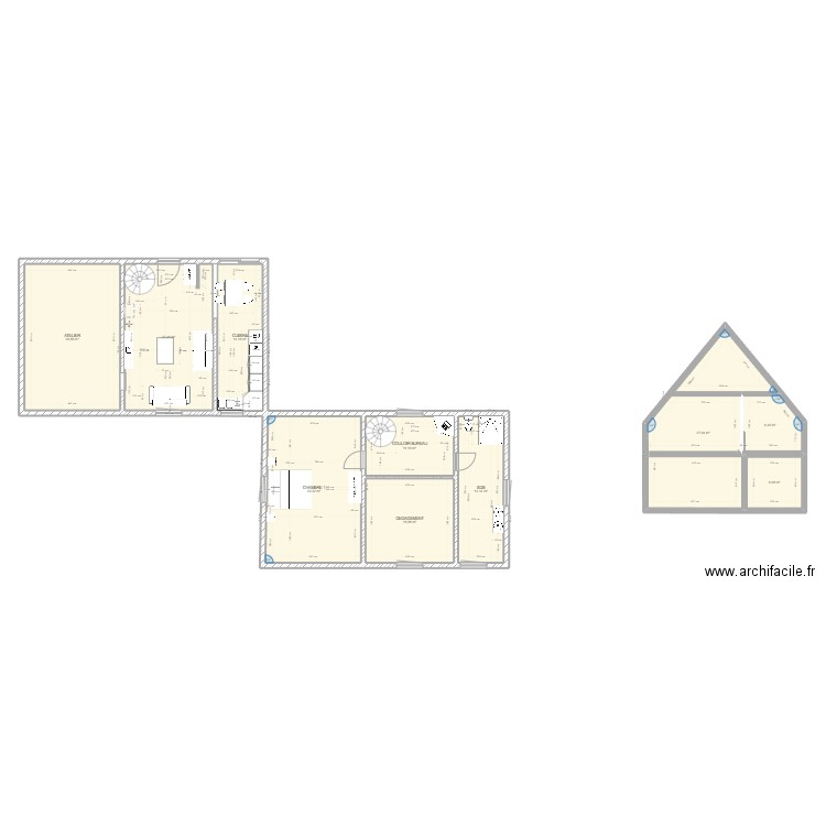 PLAN HERTZ. Plan de 10 pièces et 182 m2