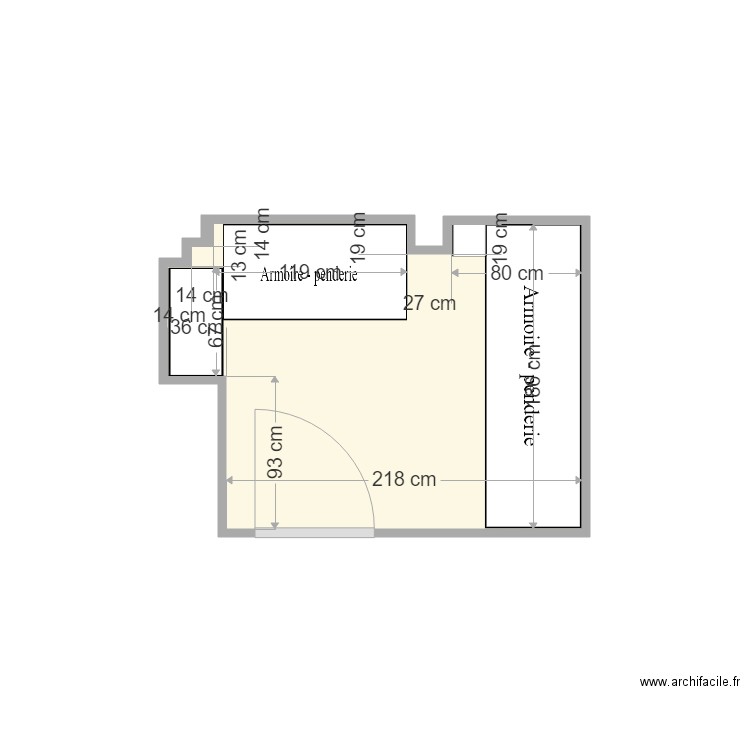 dressing M Fersztman. Plan de 0 pièce et 0 m2