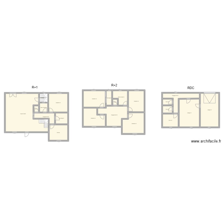 350601636. Plan de 22 pièces et 259 m2