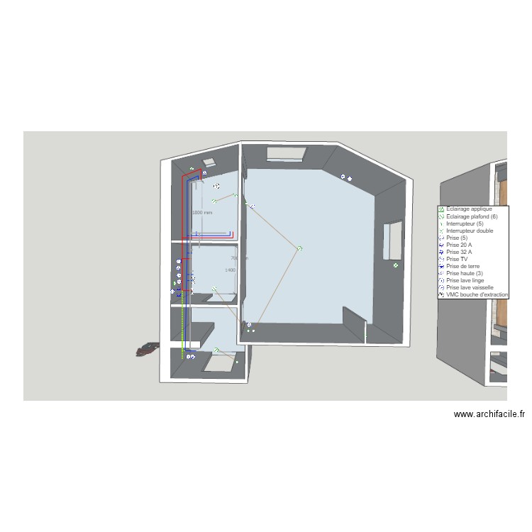 Rouen. Plan de 0 pièce et 0 m2