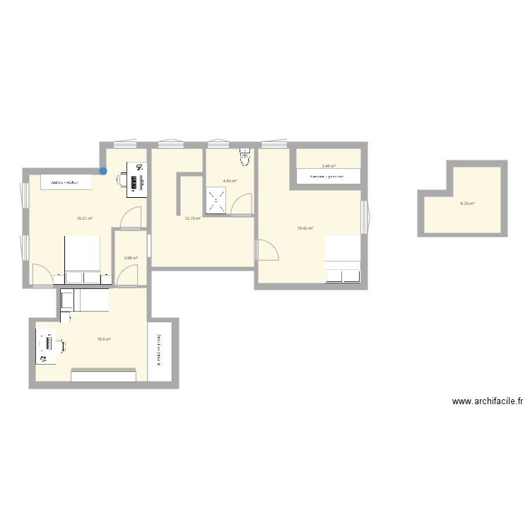cuisine. Plan de 0 pièce et 0 m2