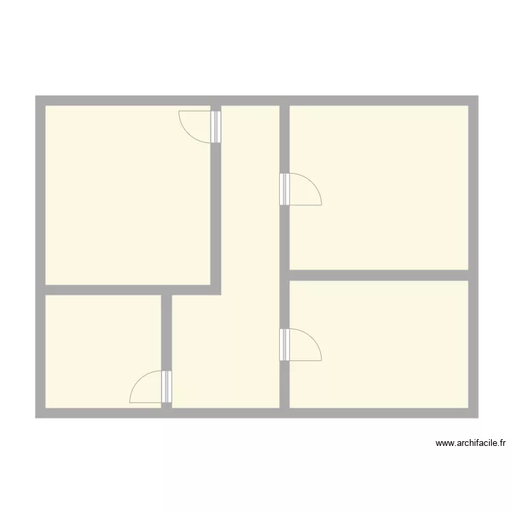 forchies etage . Plan de 