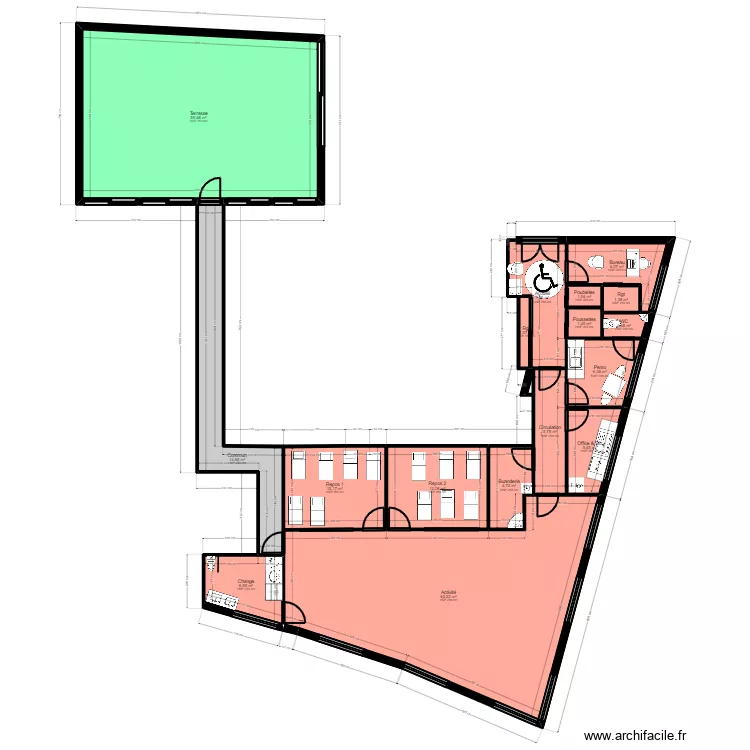 93SD1-8M projet 2eme. Plan de 