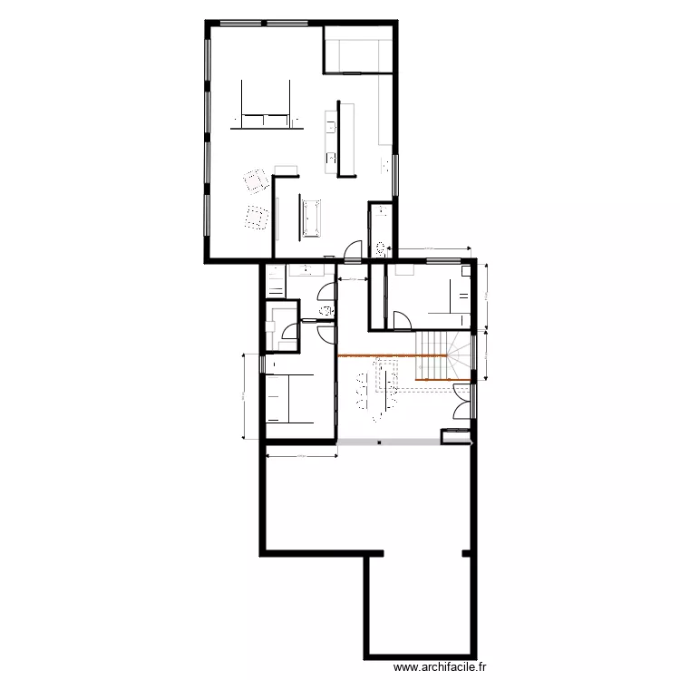 Roy &eacute;tage 1.1. Plan de 