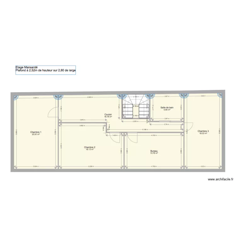 Simencourt offre chaudi&egrave;re. Plan de 