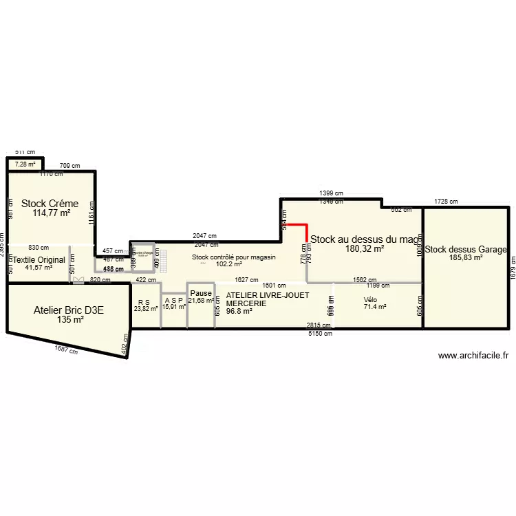 RDC ACTUEL. Plan de RDC ACTUEL. Plan de