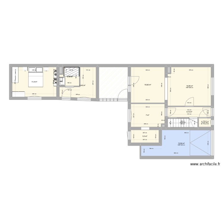 ALAIN RDC TOTAL. Plan de 0 pièce et 0 m2