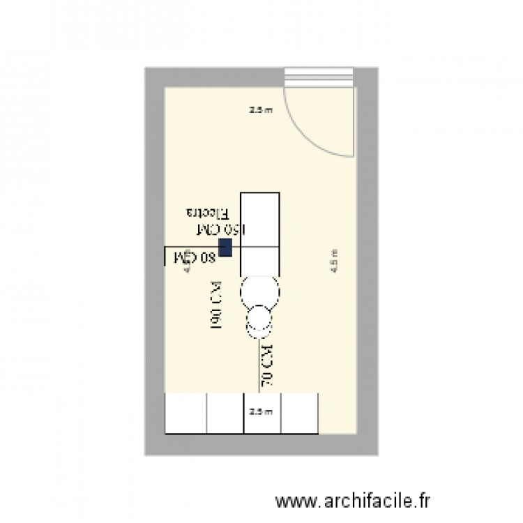 Electra placé. Plan de 0 pièce et 0 m2