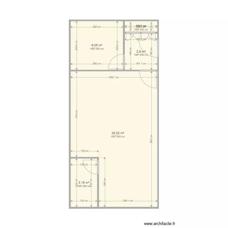 CORGNAC A35. Plan de 