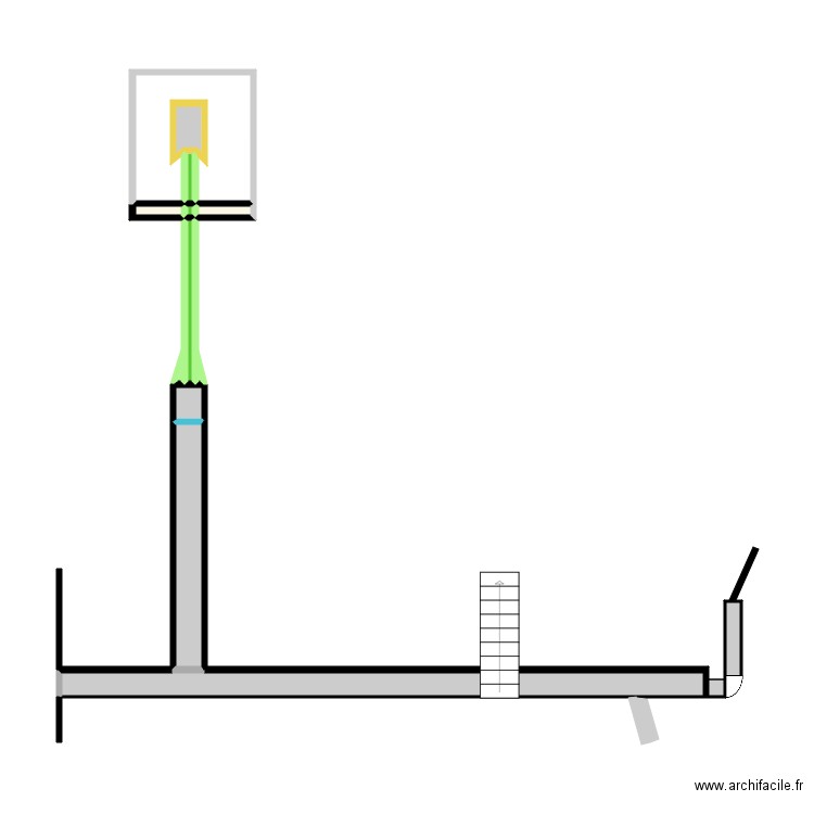 collecteur petroineos. Plan de 14 pièces et 11 m2