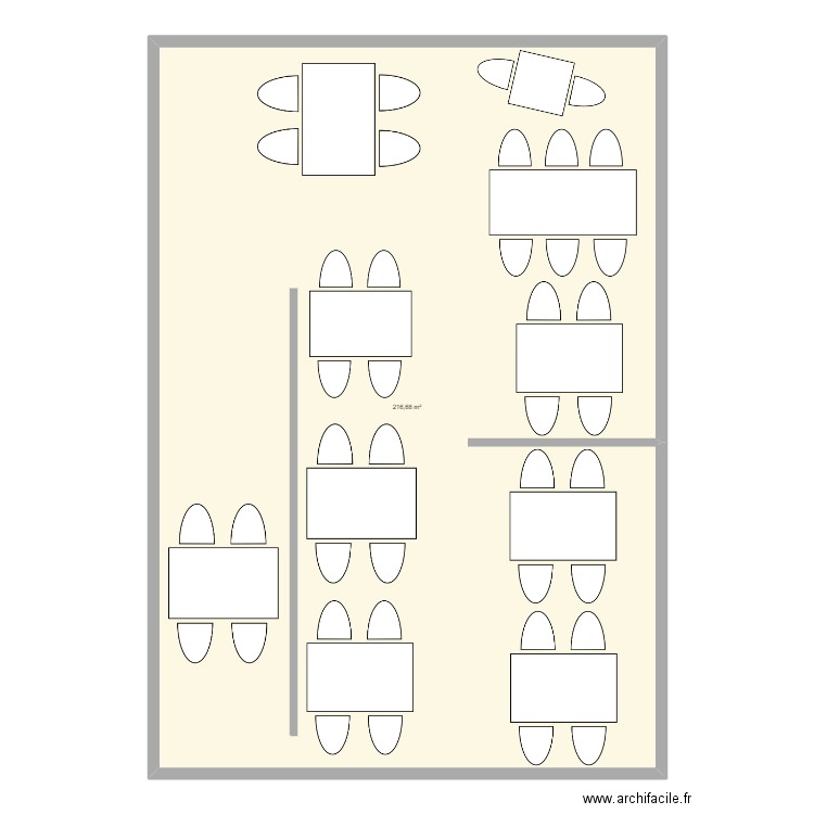 PLAN DE TABLE SAM. Plan de 0 pièce et 0 m2