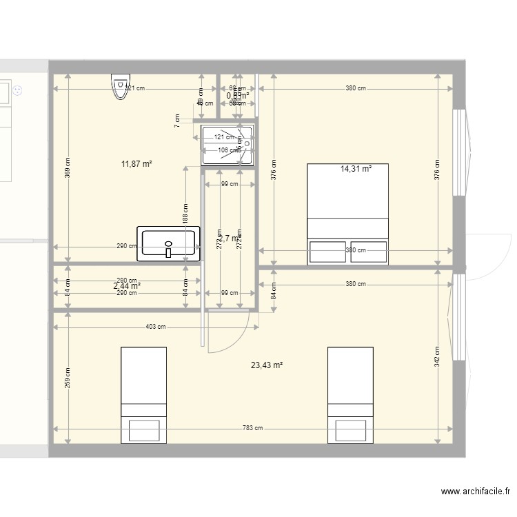 gite 3 eme posibilité. Plan de 0 pièce et 0 m2