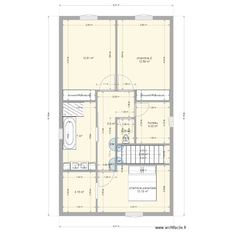 plan hervé 2. Plan de 0 pièce et 0 m2