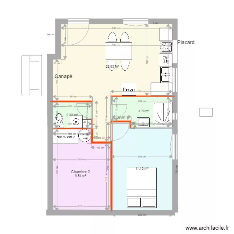 AptSoleMioV9. Plan de 