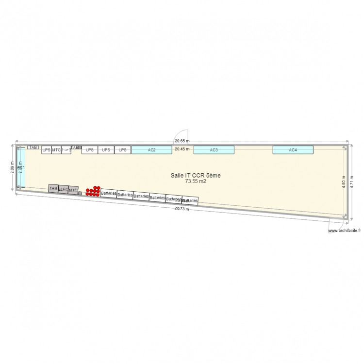 Salle IT CCR 5ème. Plan de 0 pièce et 0 m2