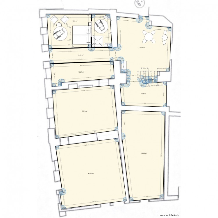 RDC 1 2811. Plan de 0 pièce et 0 m2