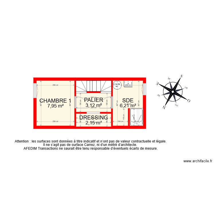 BI 7896 ETAGE . Plan de 0 pièce et 0 m2