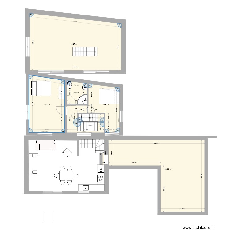 Salon. Plan de 0 pièce et 0 m2