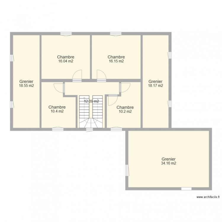 Olliergues 2em Etage. Plan de 0 pièce et 0 m2