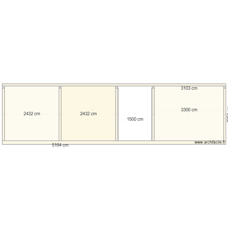 Plan coupe . Plan de 17 pièces et 2691 m2