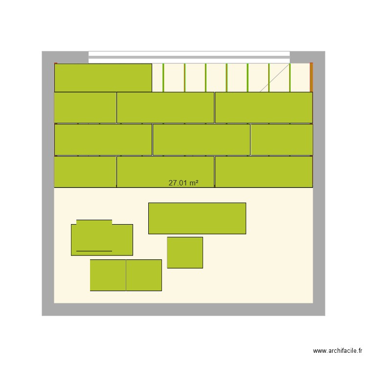 Plan grenier. Plan de 0 pièce et 0 m2