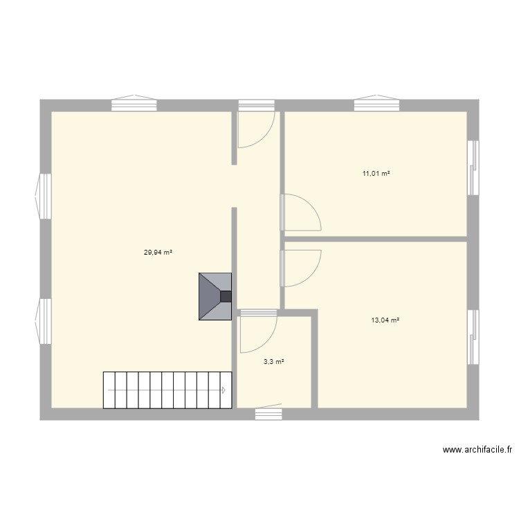 etage villa floréal. Plan de 0 pièce et 0 m2