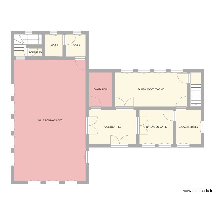 MAIRIE ARNAC RDC. Plan de 0 pièce et 0 m2